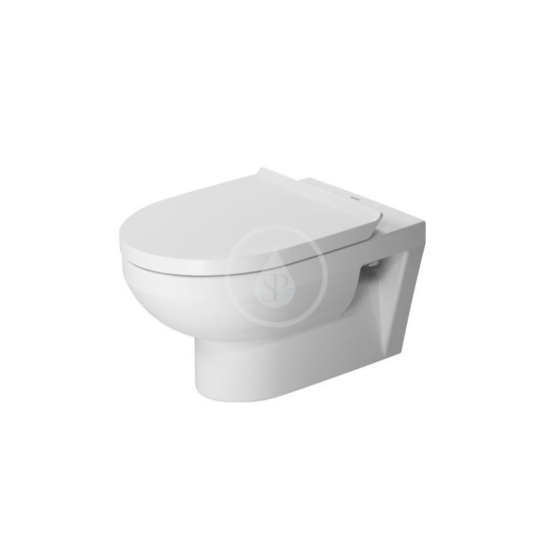 Duravit Závesné WC, Rimless, s WonderGliss, alpská biela 25620900001