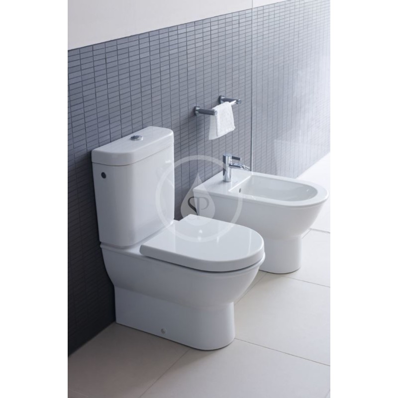 Duravit WC kombi misa, Vario odpad, s HygieneGlaze, alpská biela 2138092000