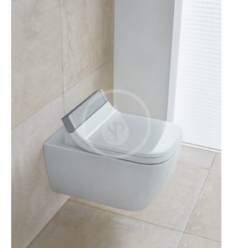 Duravit Závesné WC na bidetovú dosku SensoWash, Rimless, s HygieneGlaze, biela 2550592000