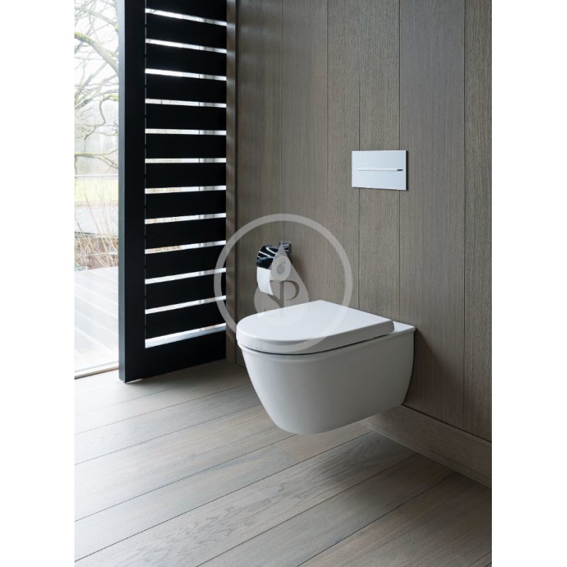 Duravit Závesné WC, Rimless, s HygieneGlaze, alpská biela 2557092000