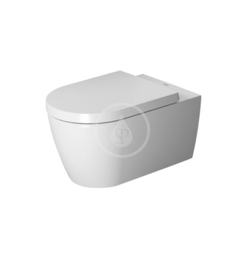 Duravit Závesné WC s doskou SoftClose, Rimless, s WonderGliss, alpská biela 45290900A11