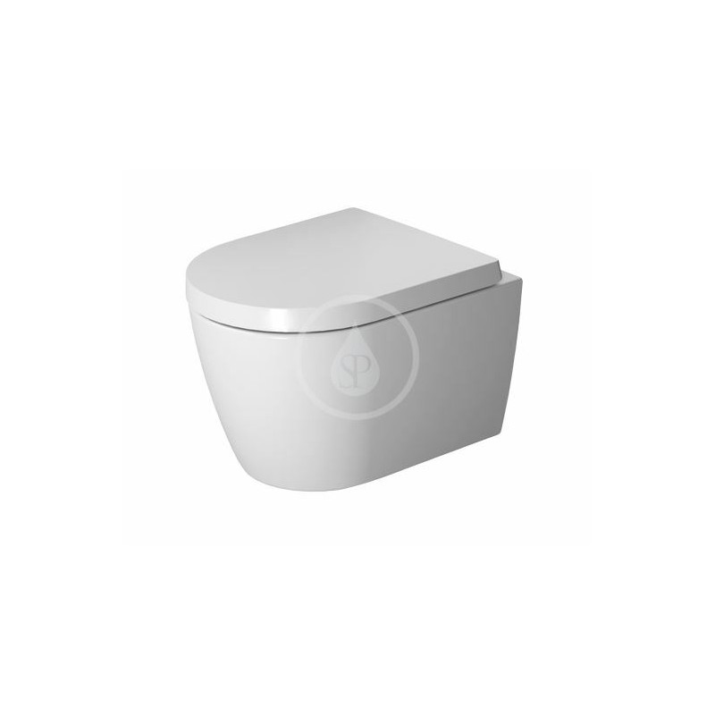 Duravit Závesné WC Compact, Rimless, s HygieneGlaze, biela/matná biela 2530099000