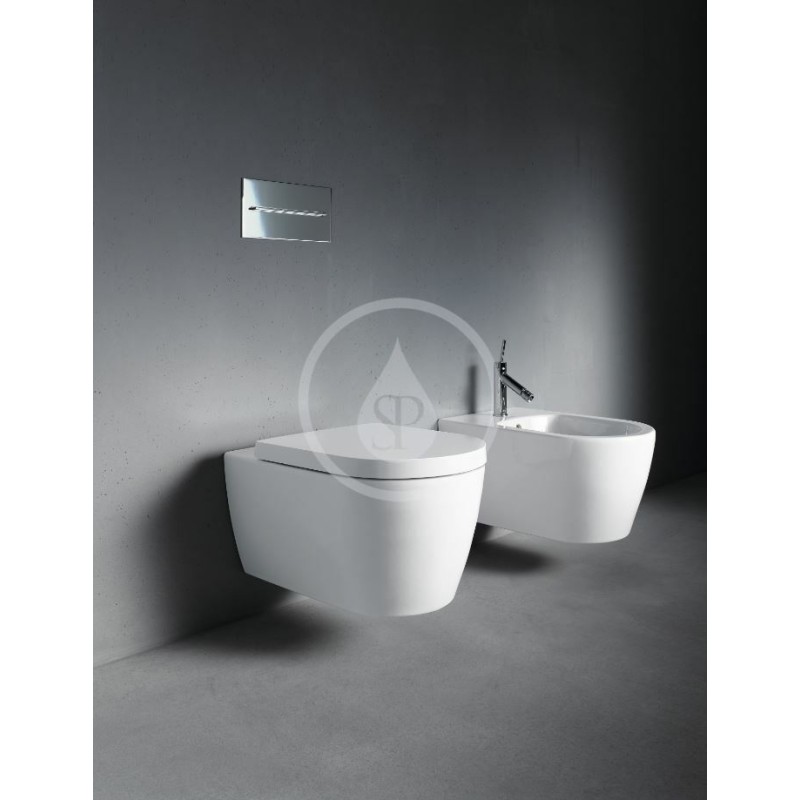 Duravit Závesné WC, s WonderGliss, biela/matná biela 25280926001