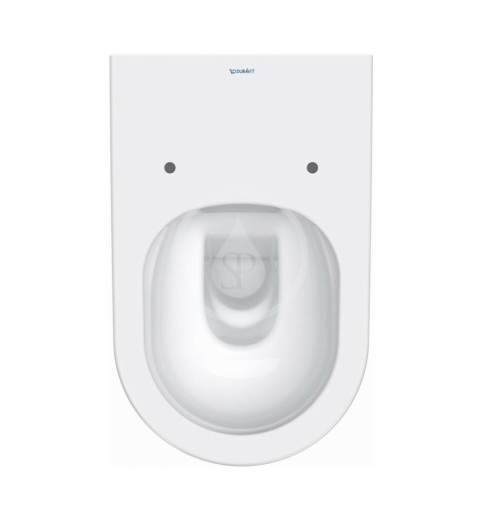 Duravit Stojace WC, zadný odpad, Rimless, HygieneGlaze, biela 2003092000