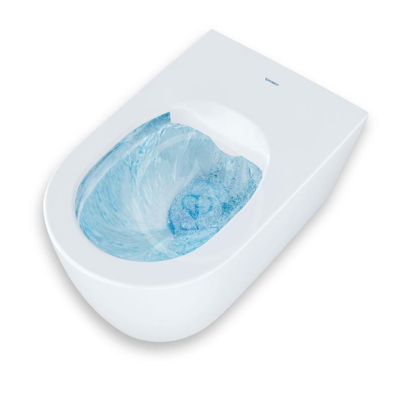 Duravit Závesné WC s HygieneFlush, Rimless, HygieneGlaze, biela 2579092000