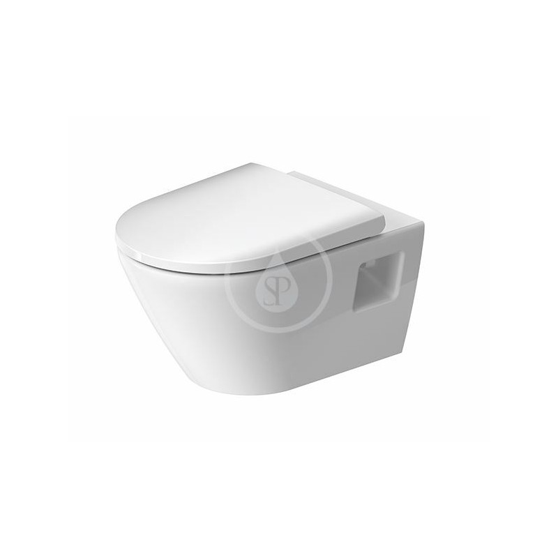 Duravit Závesné WC s doskou SoftClose, Rimless, biela 45780900A1