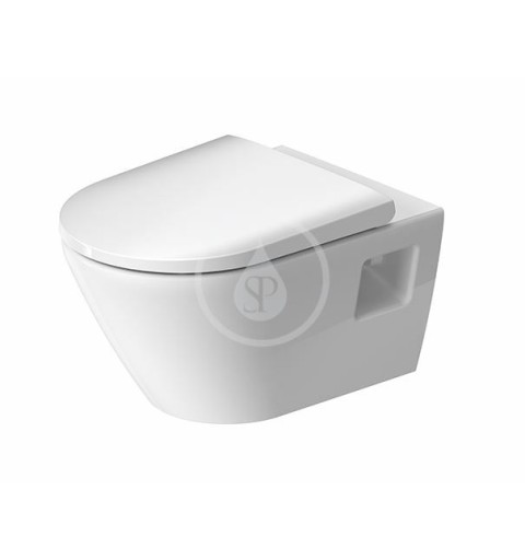 Duravit Závesné WC s doskou SoftClose, Rimless, biela 45780900A1