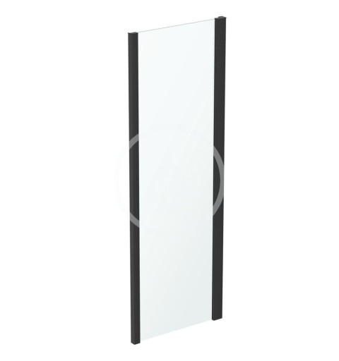 Ideal Standard Pevná bočná stena 700 mm, čierna/číre sklo K9297V3