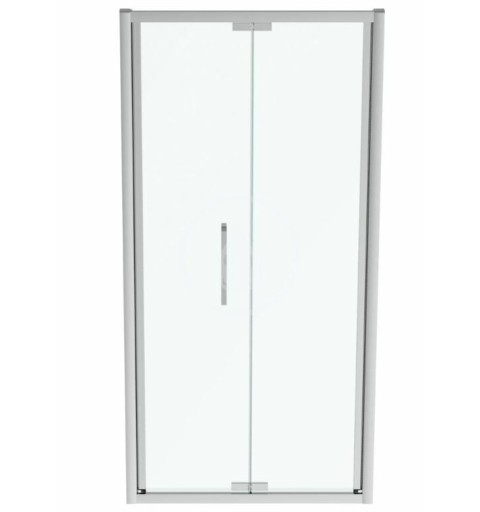 Ideal Standard Sprchové dvere skladacie 950 mm, silver bright/číre sklo T4852EO