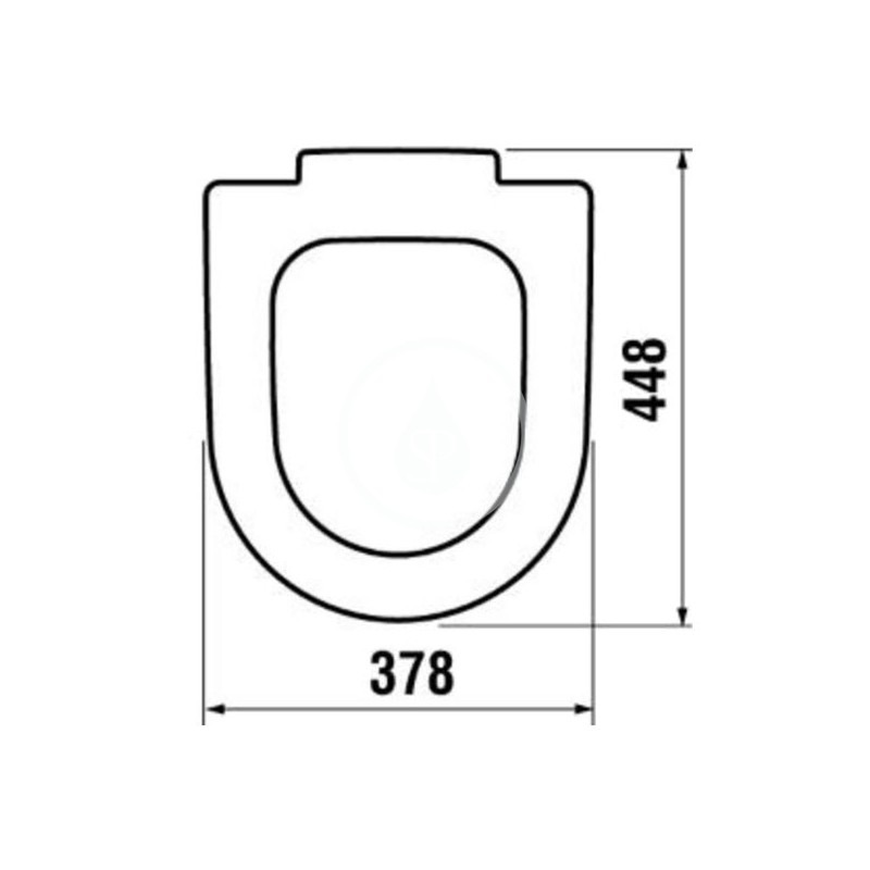 Jika WC doska, duroplast, biela H8927113000001
