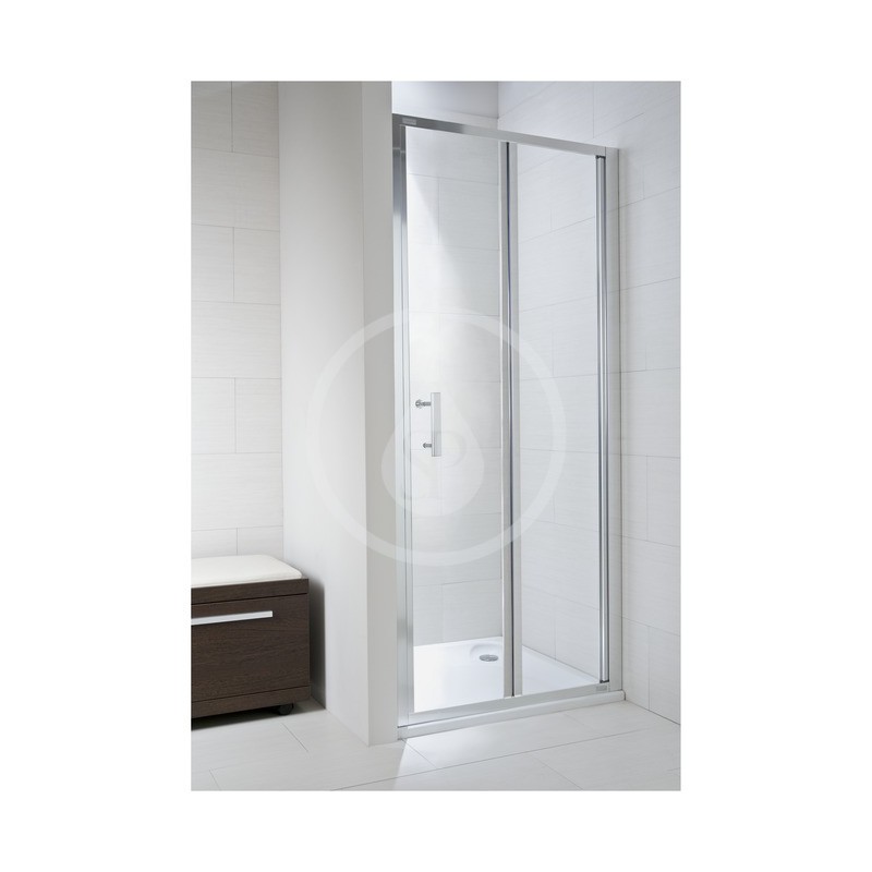Jika Sprchové dvere skladacie Ľ/P, 900x1950 mm, strieborná/sklo arctic H2552420026661