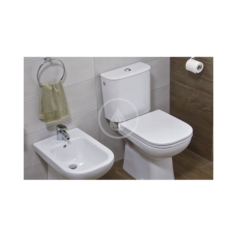 Jika WC nádržka kombi, spodný prívod vody 1/2", Dual Flush, biela H8286130002811