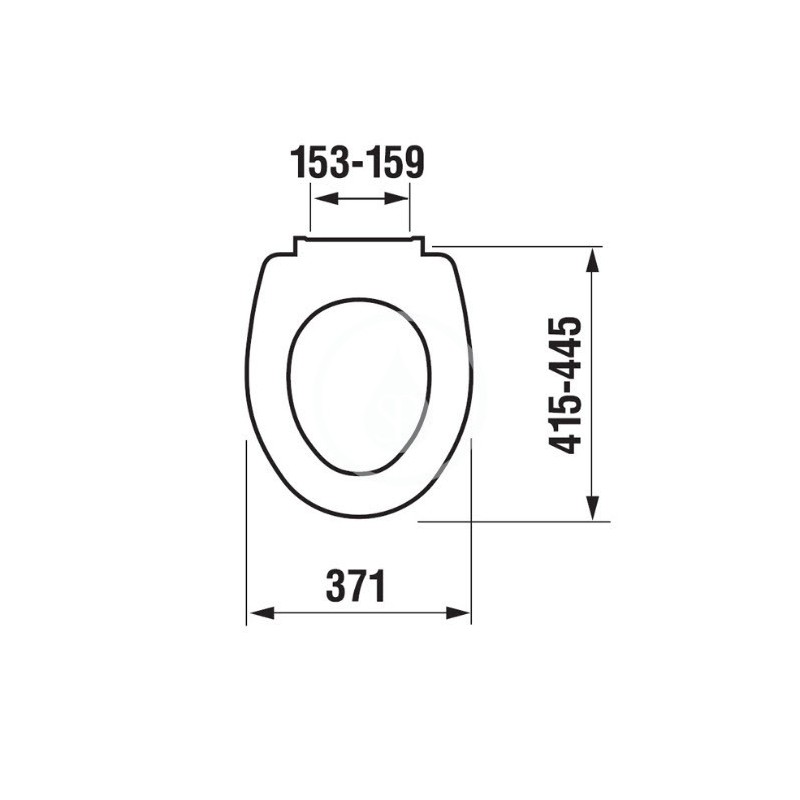 Jika WC doska, duroplast, biela H8932740000001
