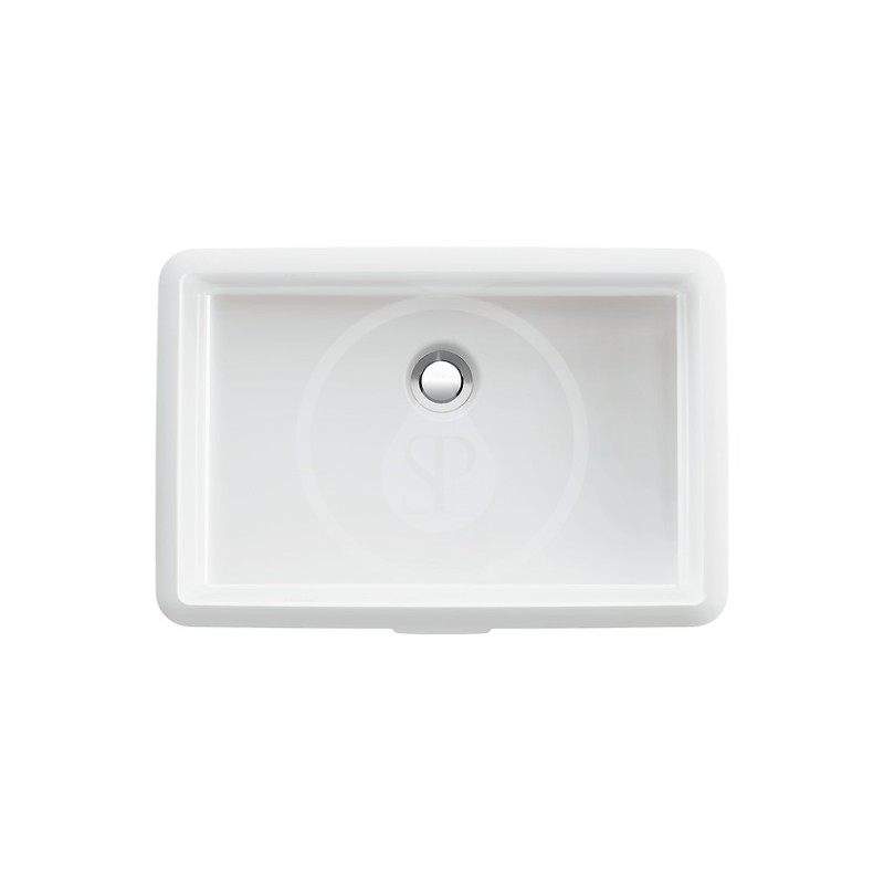 Laufen Vstavané umývadlo, 545 mm x 360 mm, biela – obojstranne glazované H8124300001551