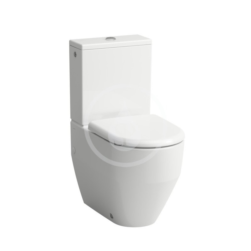 Laufen Stojaca WC kombi misa, 650x360 mm, zadný/spodný odpad, s LCC, biela H8259524000001