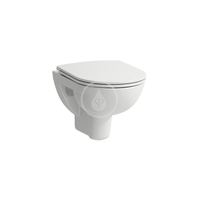 Laufen Závesné WC Compact, Rimless, s LCC, biela H8219524000001