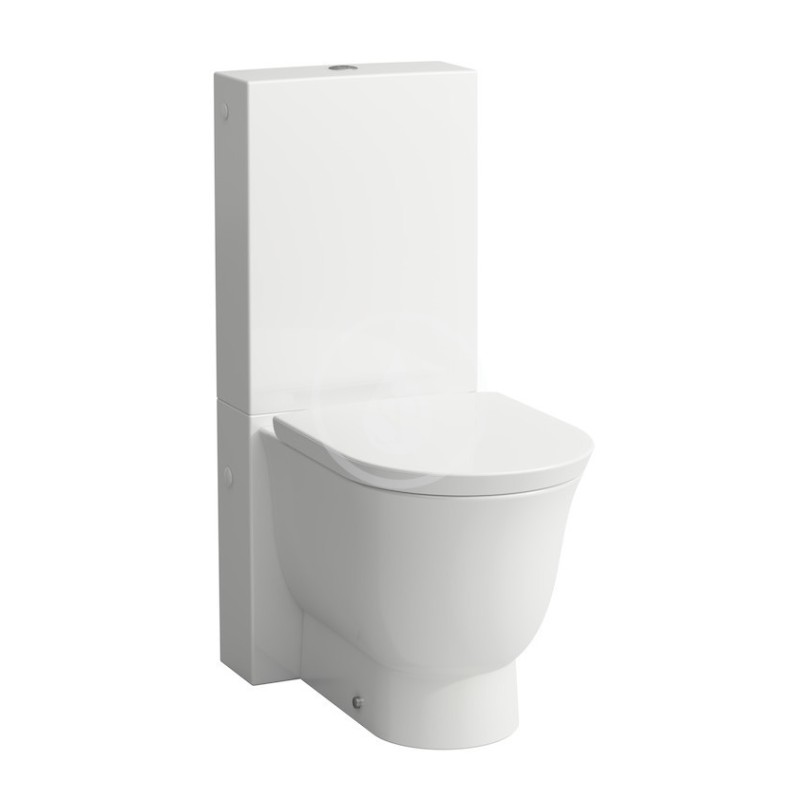 Laufen Stojace WC, zadný/spodný odpad, Rimless, s LCC, biela H8238514000001