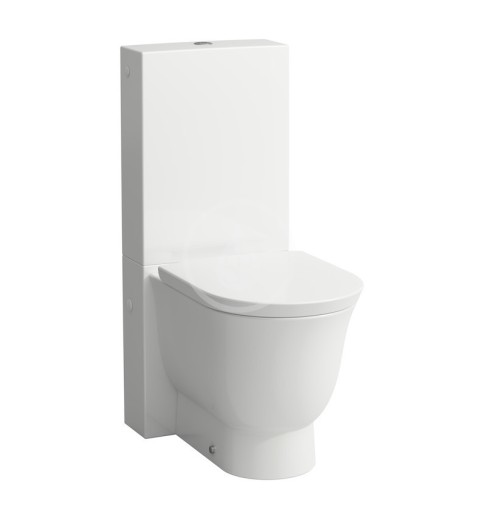 Laufen Stojace WC, zadný/spodný odpad, Rimless, s LCC, biela H8238514000001