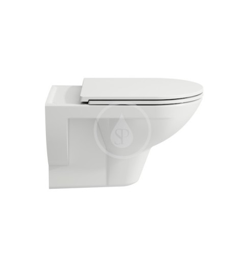 Laufen Závesné WC s doskou SLIM, sklápaním SoftClose, biela H8669500000001