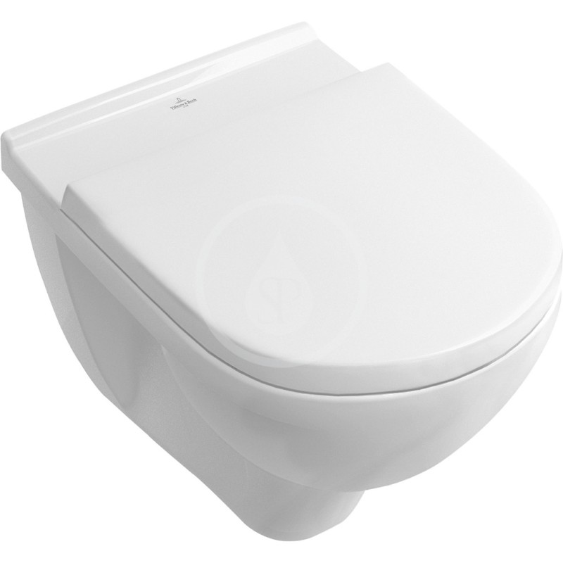 Villeroy & Boch Súprava závesného WC s WC sedadlom, 360x560 mm, Combi-Pack, s CeramicPlus 5660H1R1