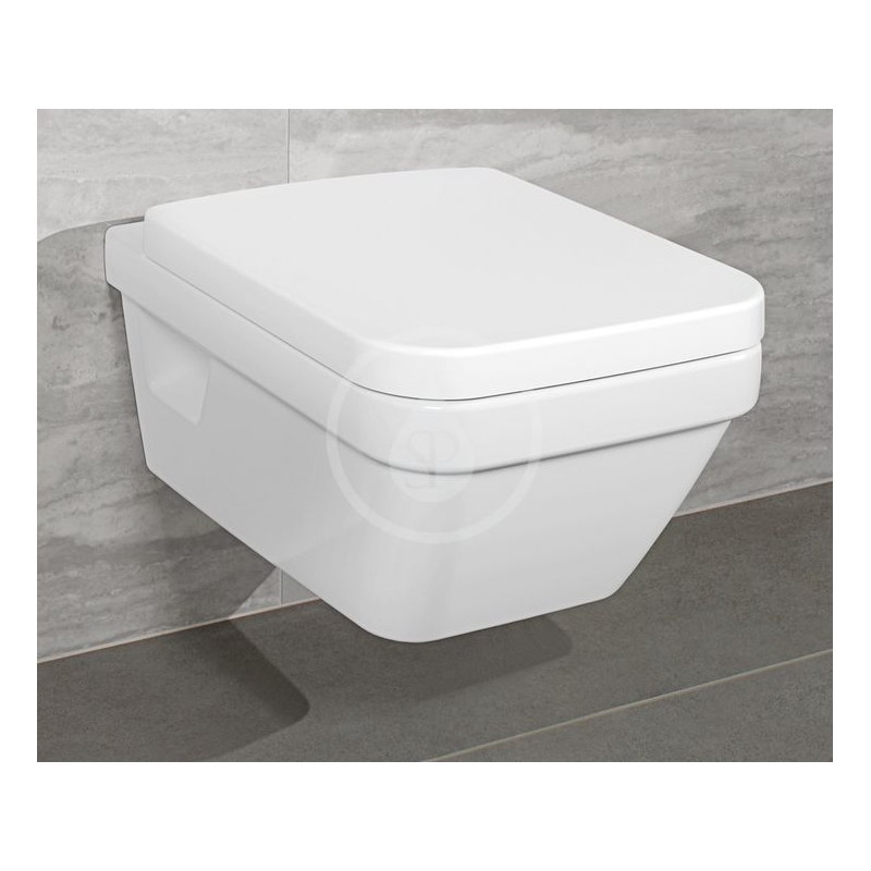 Villeroy & Boch Závesné WC, zadný odpad, CeramicPlus, alpská biela 5685R0R1