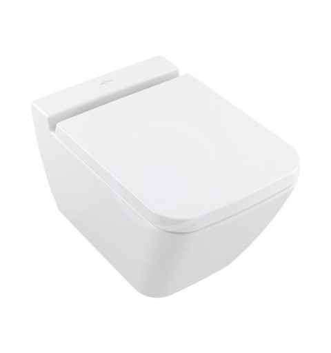 Villeroy & Boch Závesné WC, DirectFlush, CeramicPlus, alpská biela 4664R0R1