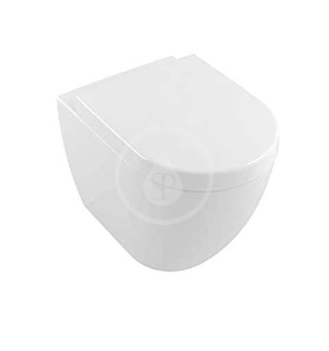 Villeroy & Boch Stojace WC, DirectFlush, CeramicPlus, alpská biela 5602R0R1