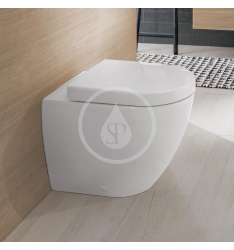 Villeroy & Boch Stojace WC, DirectFlush, CeramicPlus, alpská biela 5602R0R1