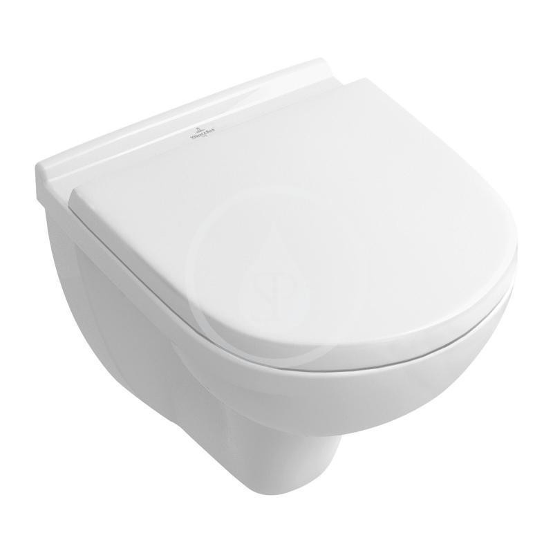 Villeroy & Boch Závesné WC Compact s doskou SoftClosing, DirectFlush, alpská biela 5688HR01