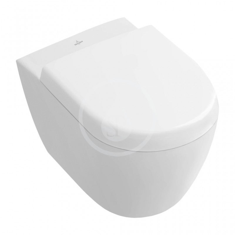 Villeroy & Boch Závesné kompaktné WC, DirectFlush, alpská biela 5606R001