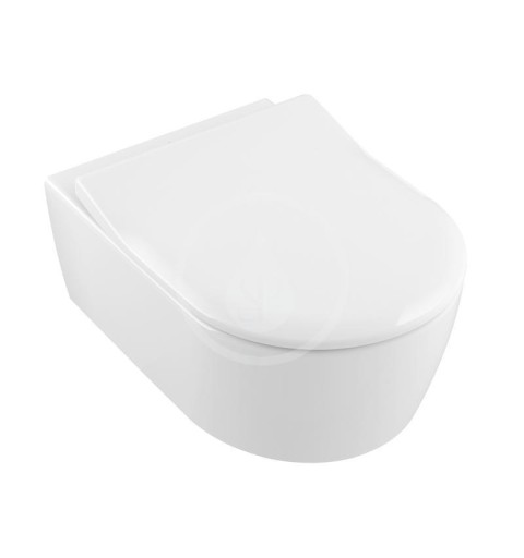 Villeroy & Boch Závesné WC s doskou SoftClosing, DirectFlush, alpská biela 5656RS01