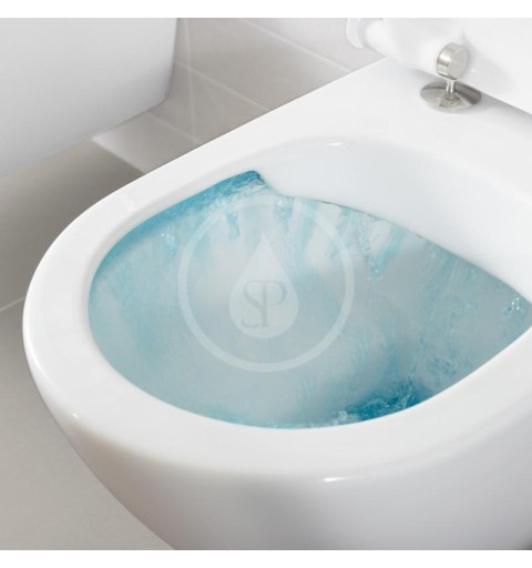 Villeroy & Boch Závesné WC s doskou SoftClosing, DirectFlush, CeramicPlus, alpská biela 5614R2R1