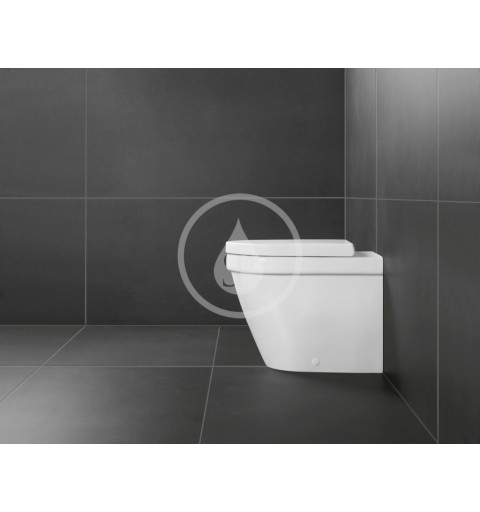 Villeroy & Boch Stojace WC, Vario odpad, DirectFlush, CeramicPlus, alpská biela 5690R0R1