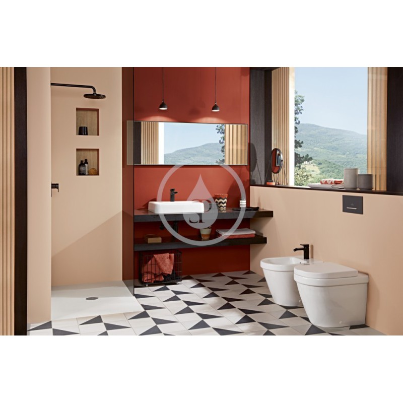 Villeroy & Boch Stojace WC, Vario odpad, DirectFlush, CeramicPlus, alpská biela 5690R0R1