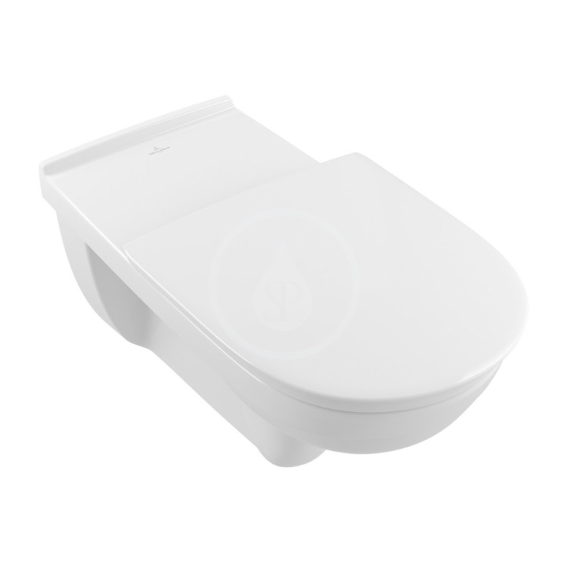 Villeroy & Boch Závesné WC bezbariérové, zadný odpad, DirectFlush, alpská biela 4601R001