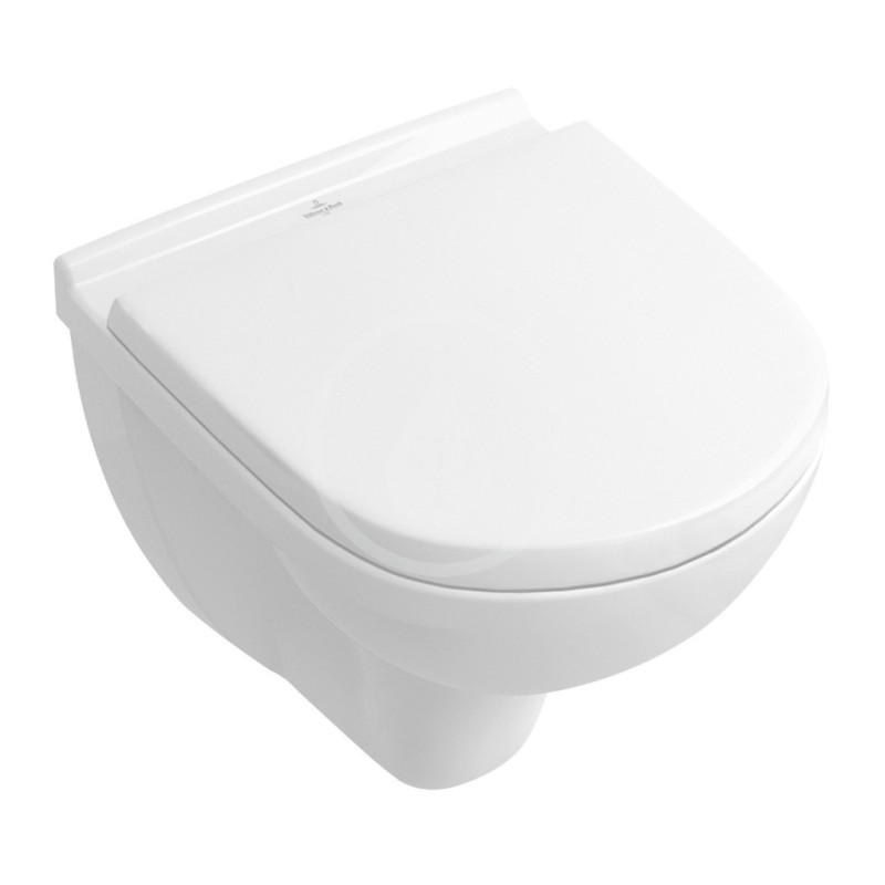 Villeroy & Boch Závesné WC Compact so sedadlom SoftClosing, DirectFlush, CeramicPlus, alpská biela 5688HRR1