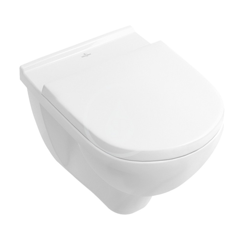 Villeroy & Boch Závesné WC s doskou SoftClosing, DirectFlush, CeramicPlus, alpská biela 5660HRR1