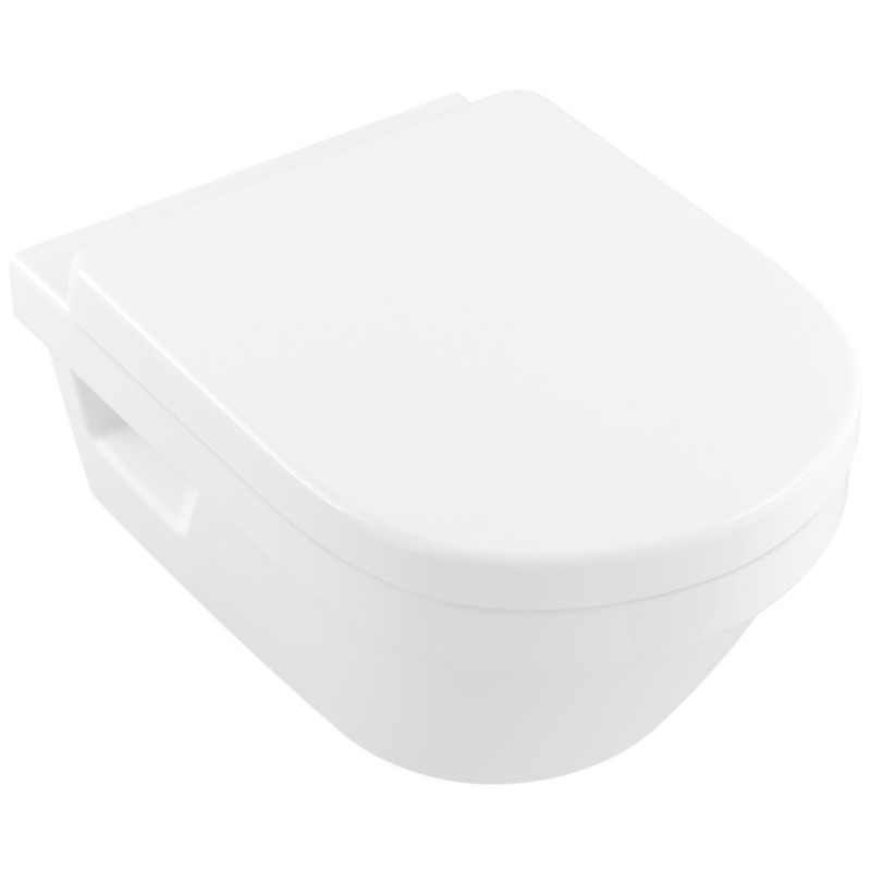 Villeroy & Boch Závesné WC XL, zadný odpad, DirectFlush, CeramicPlus, alpská biela 4688R0R1