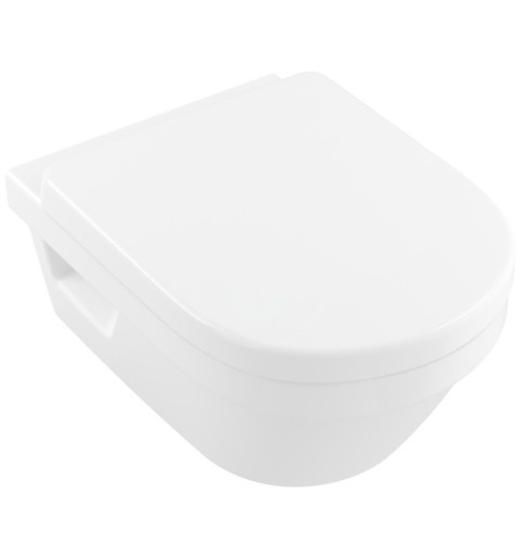Villeroy & Boch Závesné WC XL, zadný odpad, DirectFlush, CeramicPlus, alpská biela 4688R0R1