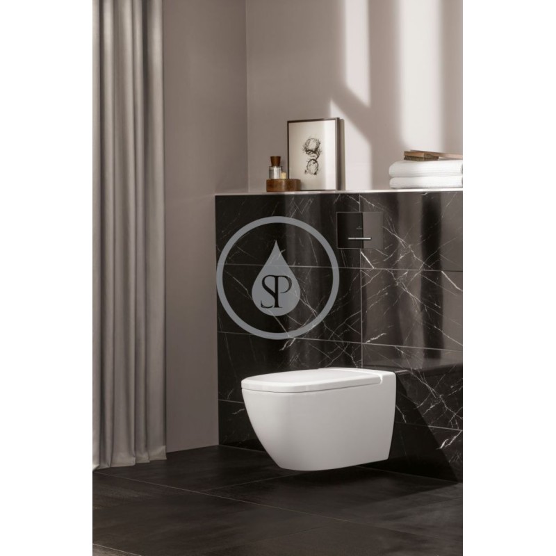 Villeroy & Boch Závesné WC, DirectFlush, CeramicPlus, alpská biela 4608R0R1