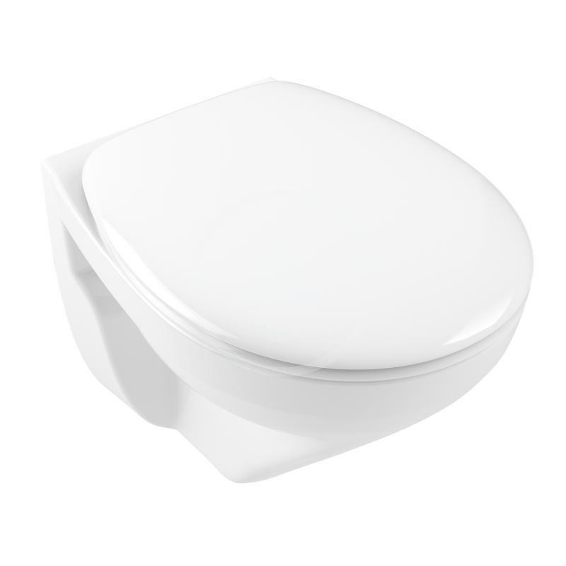 Villeroy & Boch Závesné WC s doskou SoftClosing, DirectFlush, alpská biela 7667HR01