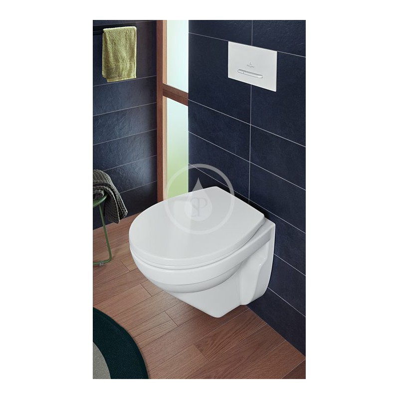 Villeroy & Boch Závesné WC s doskou SoftClosing, DirectFlush, alpská biela 7667HR01