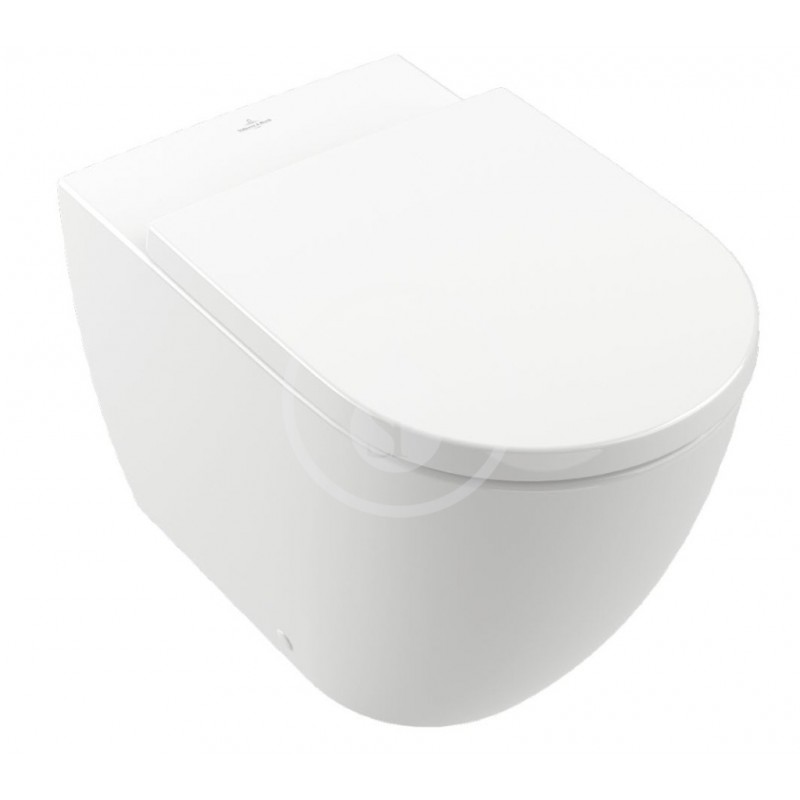 Villeroy & Boch Stojace WC, TwistFlush, AntiBac, CeramicPlus, Stone White 4671T0RW