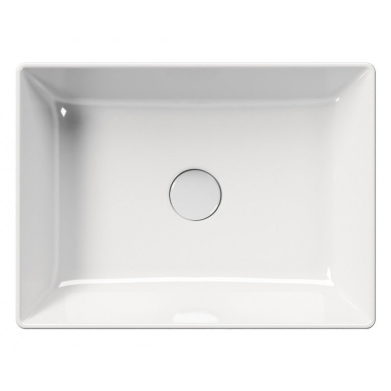 GSI KUBE X keramické umývadlo na dosku 50x37 cm, biela ExtraGlaze