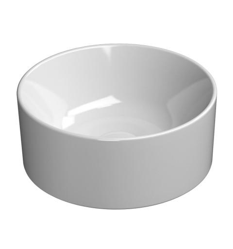 GSI KUBE X keramické umývadlo na dosku, priemer 32 cm, biela ExtraGlaze