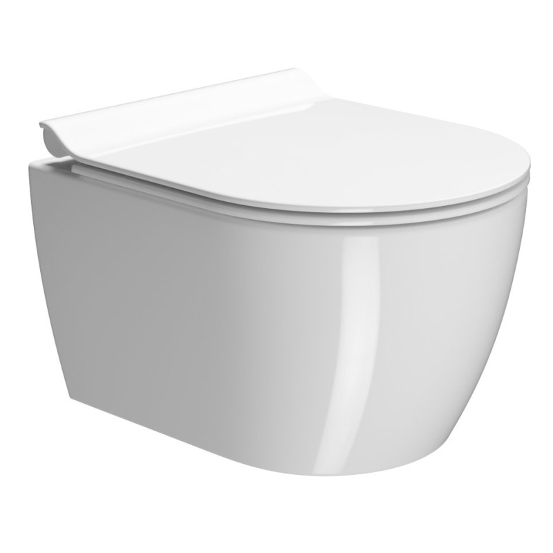 GSI PURA závěsná WC mísa, Swirlflush, 46x36 cm, bílá ExtraGlaze