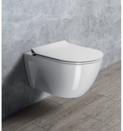 GSI PURA ECO závěsná WC mísa, Swirlflush, 55x36 cm, bílá ExtraGlaze