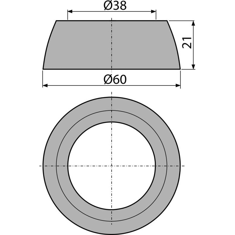 Alcaplast Krytka tlačítka (vypúšťací ventil A2000) V0018-ND