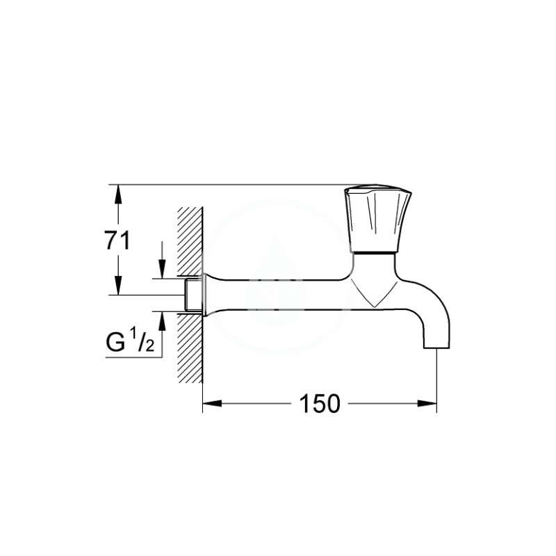 Grohe Umývadlový ventil, chróm 30064001