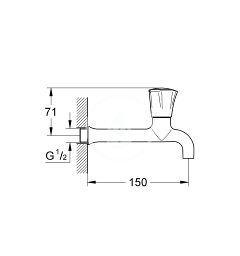 Grohe Umývadlový ventil, chróm 30064001